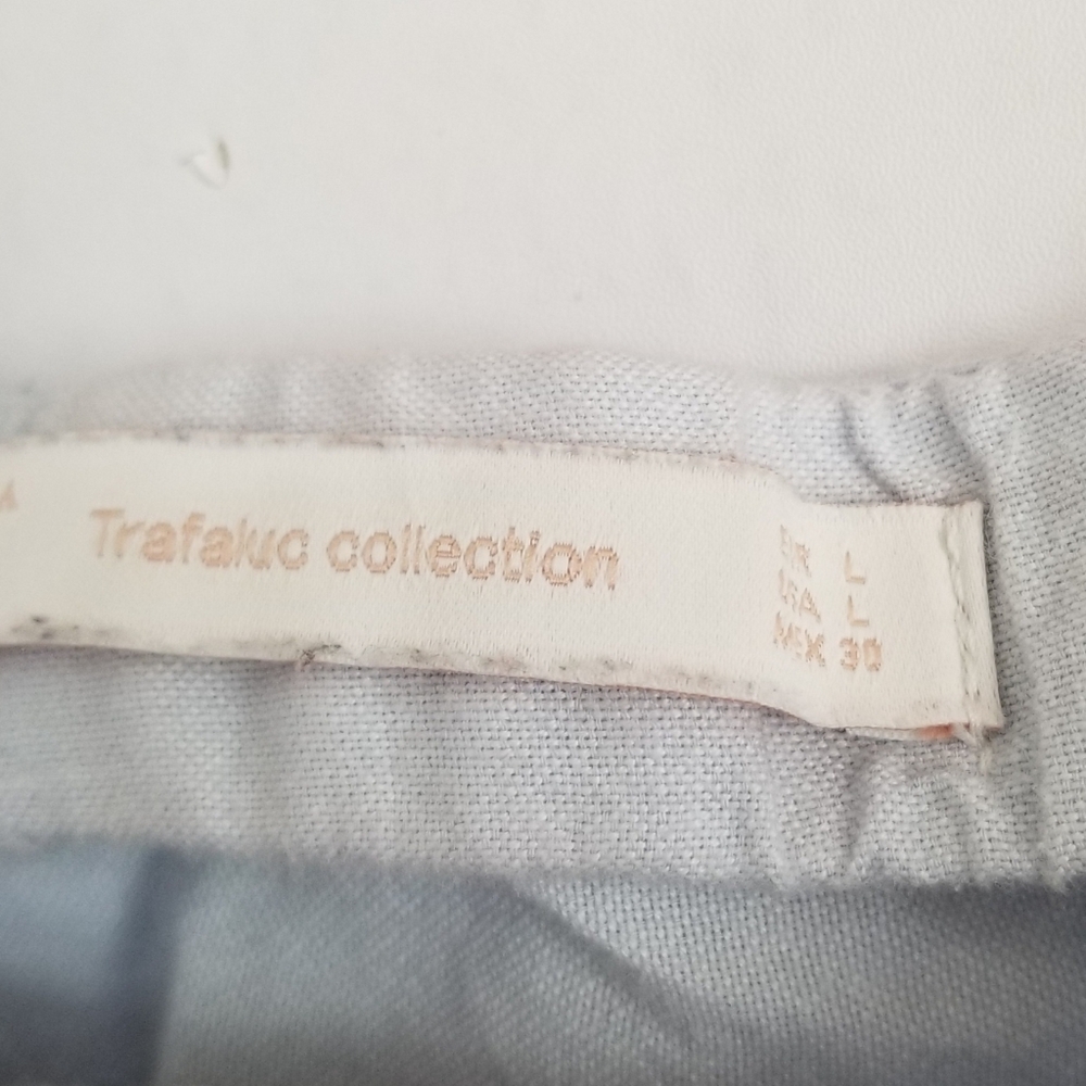 Zara Trafaluc Collection Boho Embroidered Blouse Size Large - Picture 5 of 5